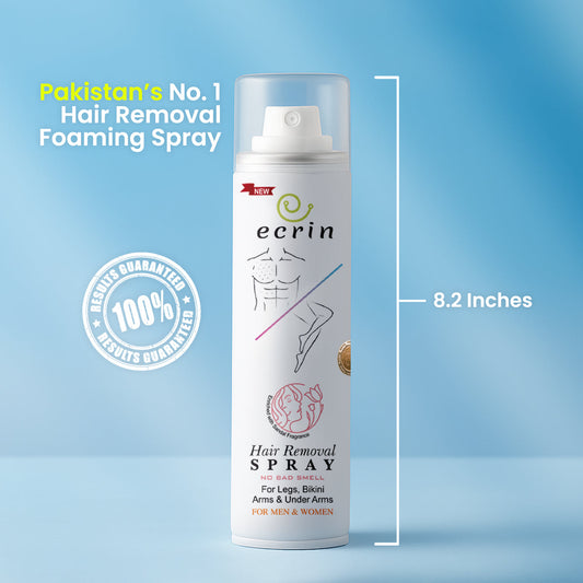 New Ecrin Hair Removal Foaming Spray - Advance Formula with Refreshing Fragrance (200ml) (FREE GIFT🎁 INCLUDED)