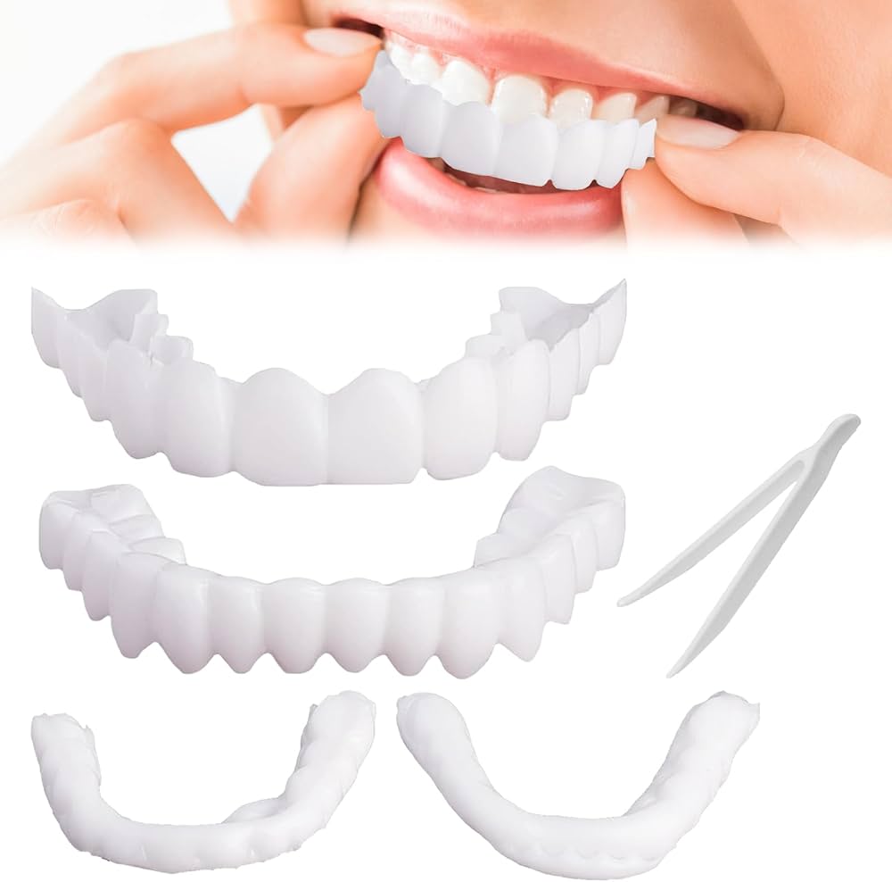 Top and Bottom Fake Instant Teeth Cover Set