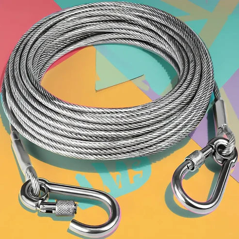 Stainless Steel PVC Coated Clothesline - FREE Shipping Today Only