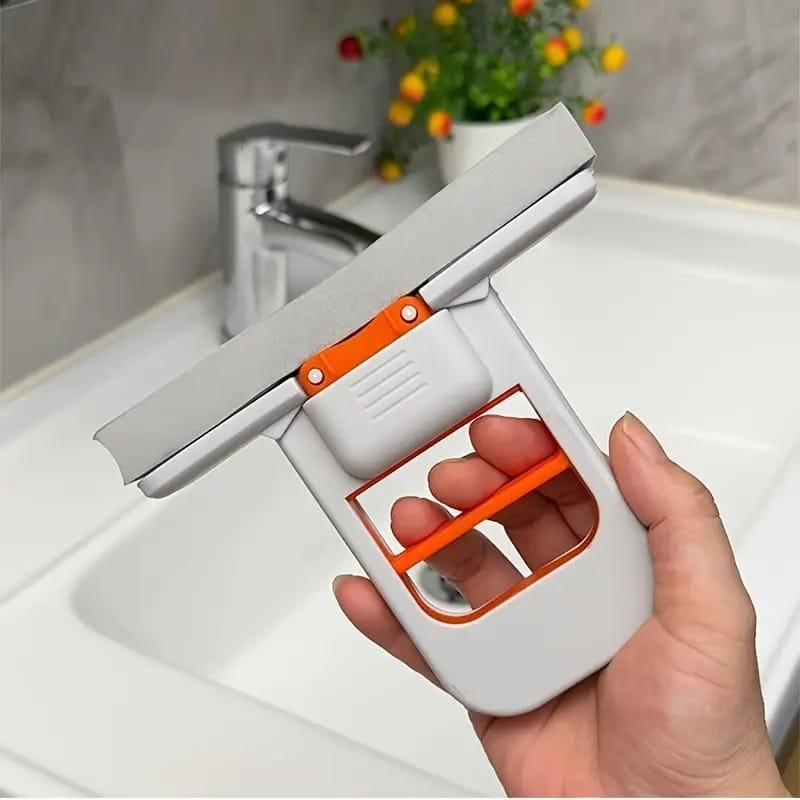 Double Squeeze Floor Sponge Mop – Hands-Free Lazy Cleaning Mop with Super Absorbent Sponge