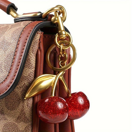 COACH Cherry charm keychain for bag
