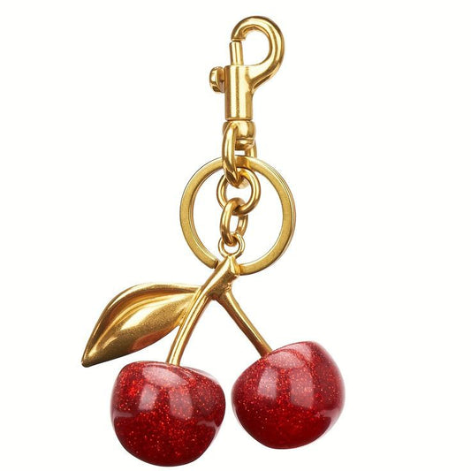 COACH Cherry charm keychain for bag